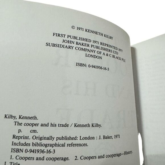 The Cooper and His Trade by Kenneth Kilby (1989, Paperback) - Picture 4 of 7